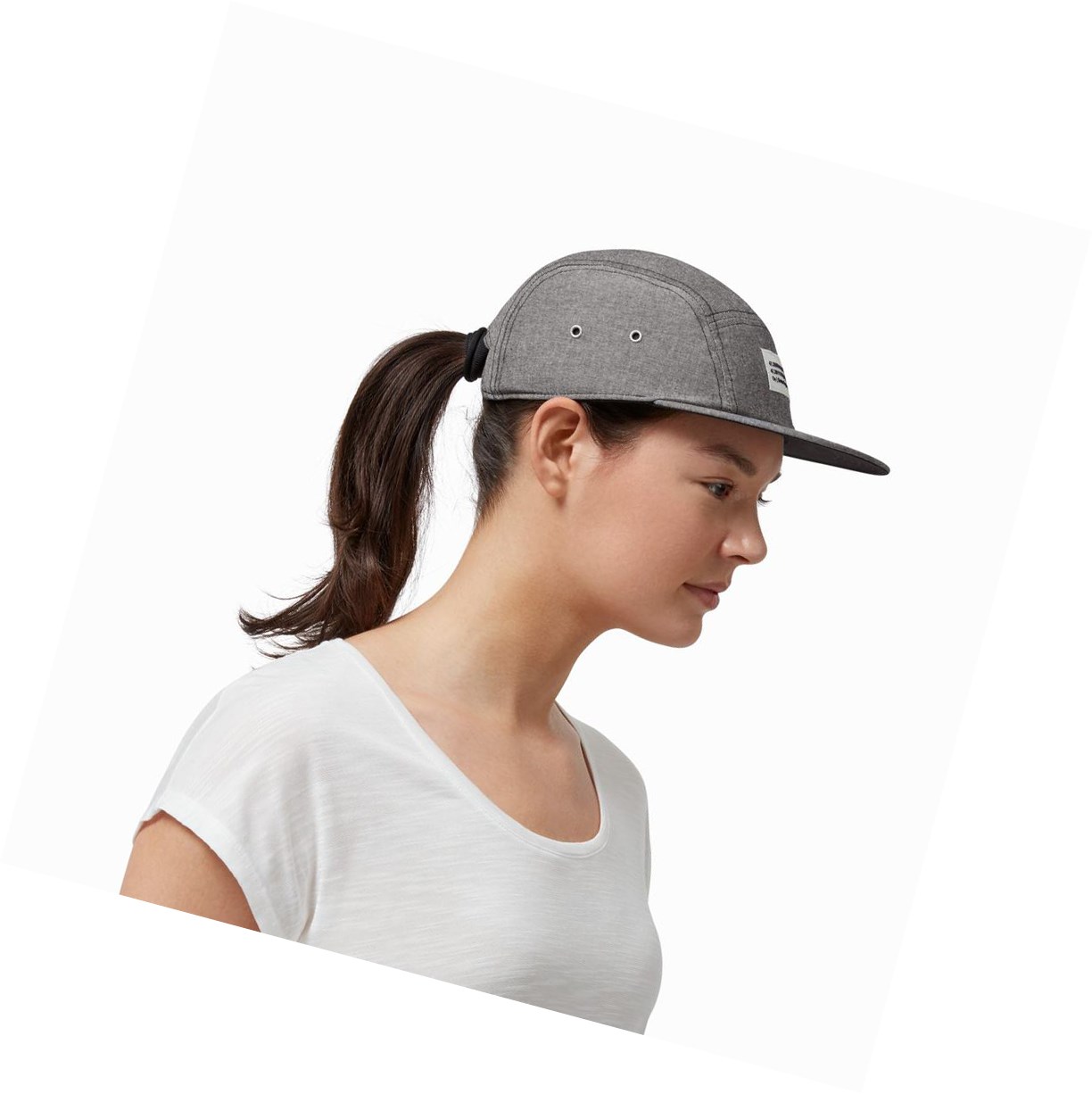 On 5 Panel Hüte Damen Grau | 9731-VLHOB