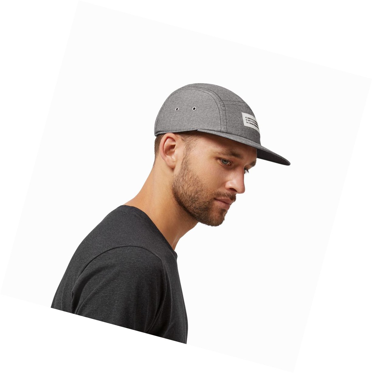 On 5 Panel Hüte Damen Grau | 9731-VLHOB