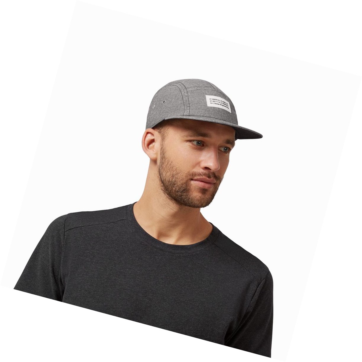 On 5 Panel Hüte Damen Grau | 9731-VLHOB