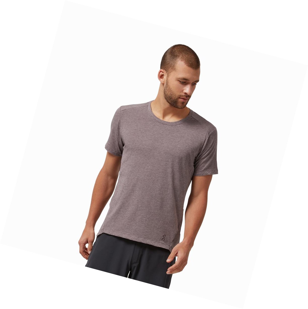 On Active-T T-shirts Herren Lila | 3092-DXCGO