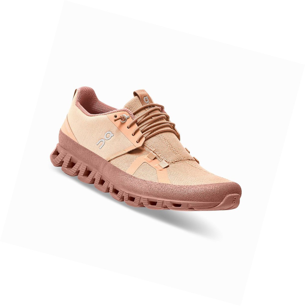 On Cloud Dip Straßenlaufschuhe Damen Braun Rosa | 3287-KABDL