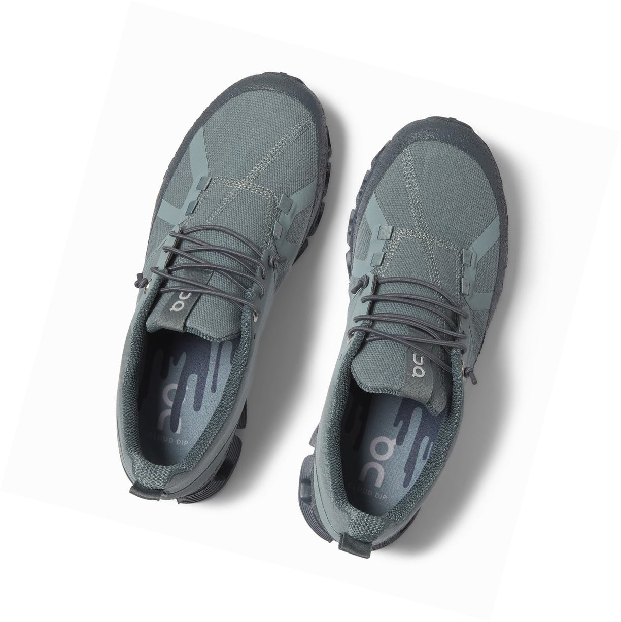 On Cloud Dip Straßenlaufschuhe Damen Grau | 0695-ESKTO