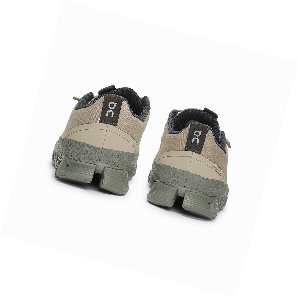 On Cloud Dip Straßenlaufschuhe Damen Khaki | 1038-JSNBL