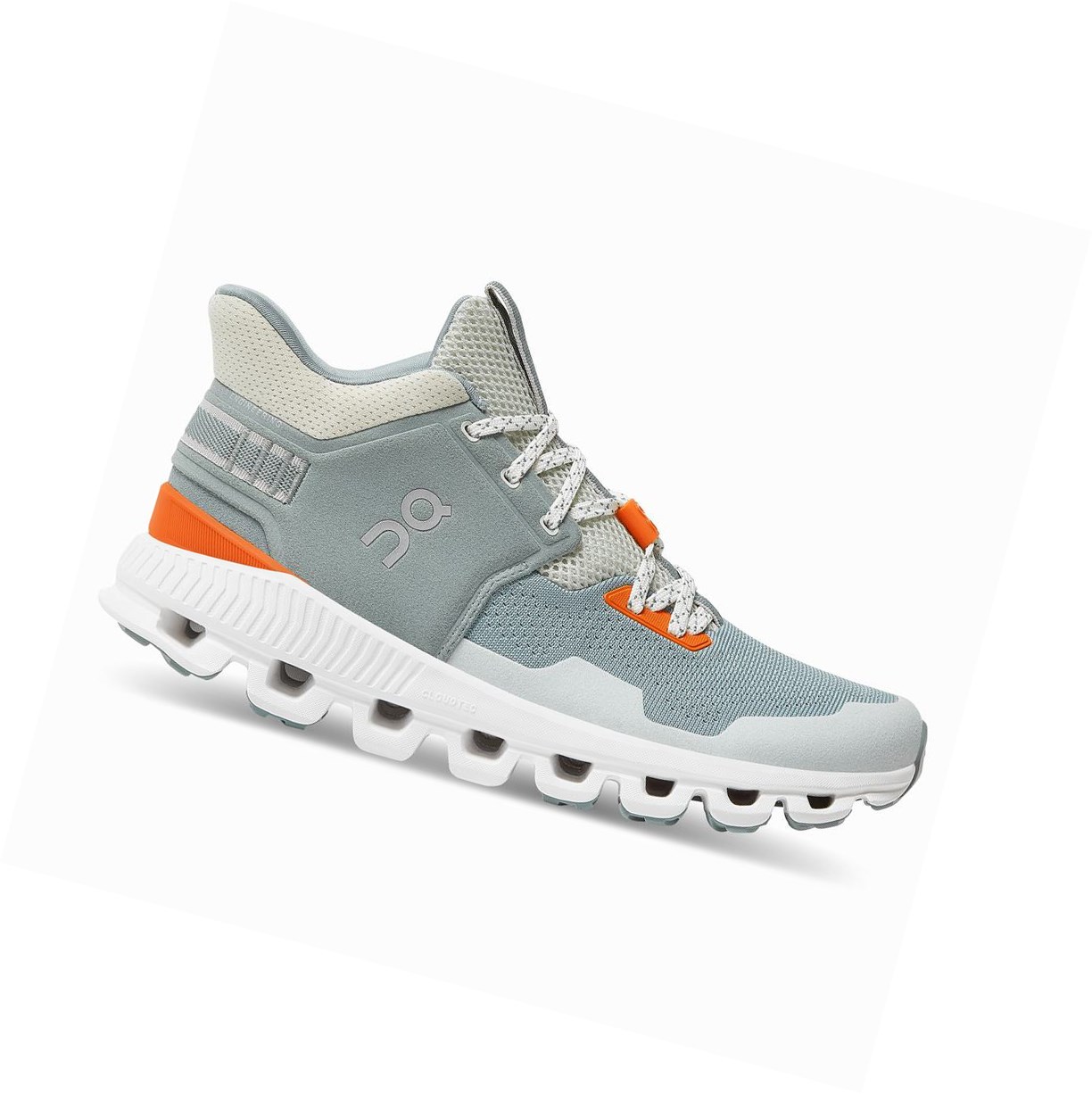 On Cloud Hi Edge Sneakers Damen Hellblau | 2153-UWZCT