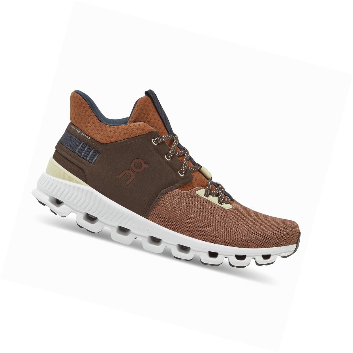 On Cloud Hi Edge Sneakers Herren Braun | 6290-DBLKX