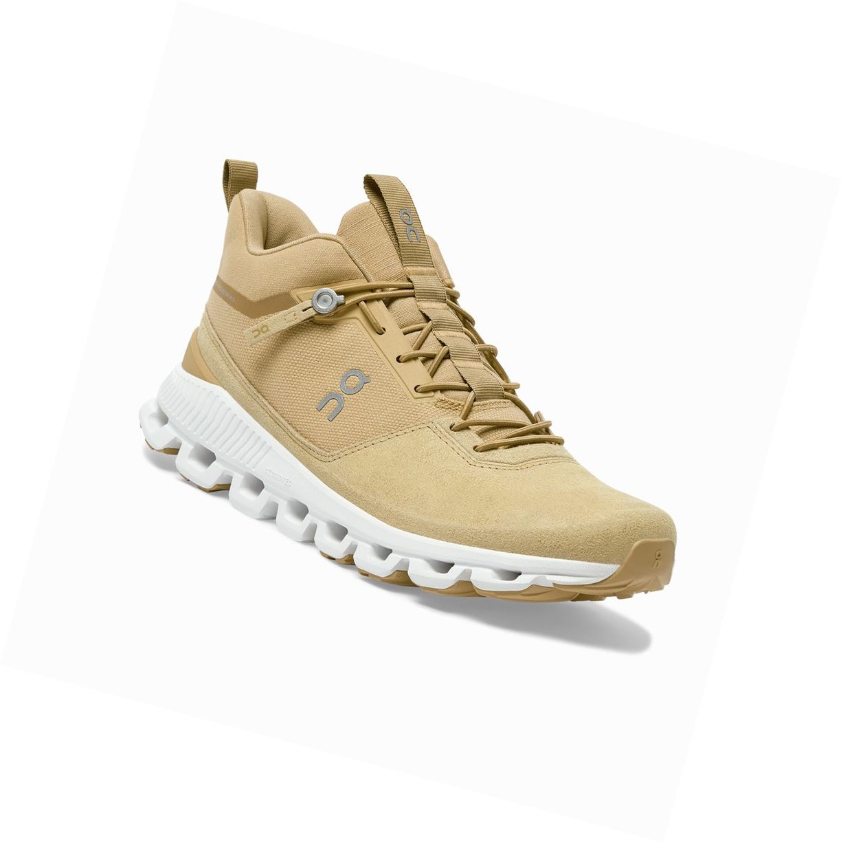 On Cloud Hi Sneakers Damen Gold | 6720-FRETA