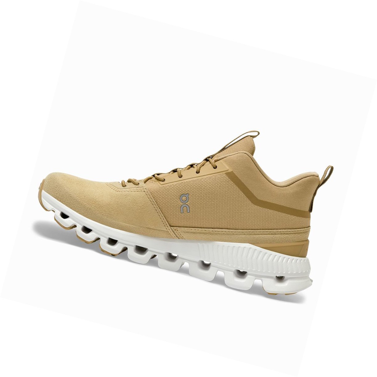 On Cloud Hi Sneakers Damen Gold | 6720-FRETA