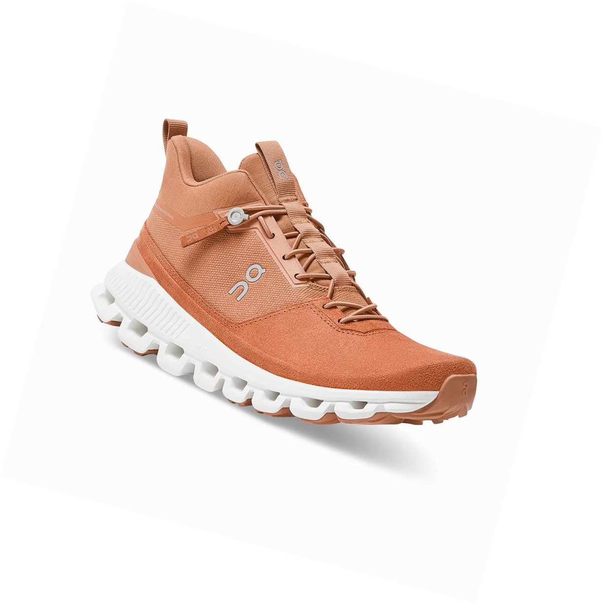 On Cloud Hi Sneakers Damen Orange | 1564-SZGYX