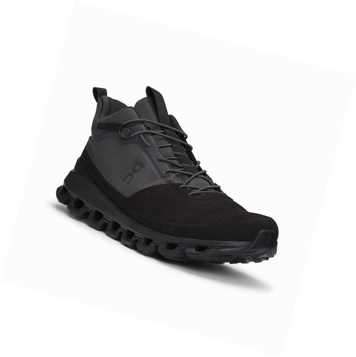 On Cloud Hi Sneakers Herren Schwarz | 1354-BPVZN