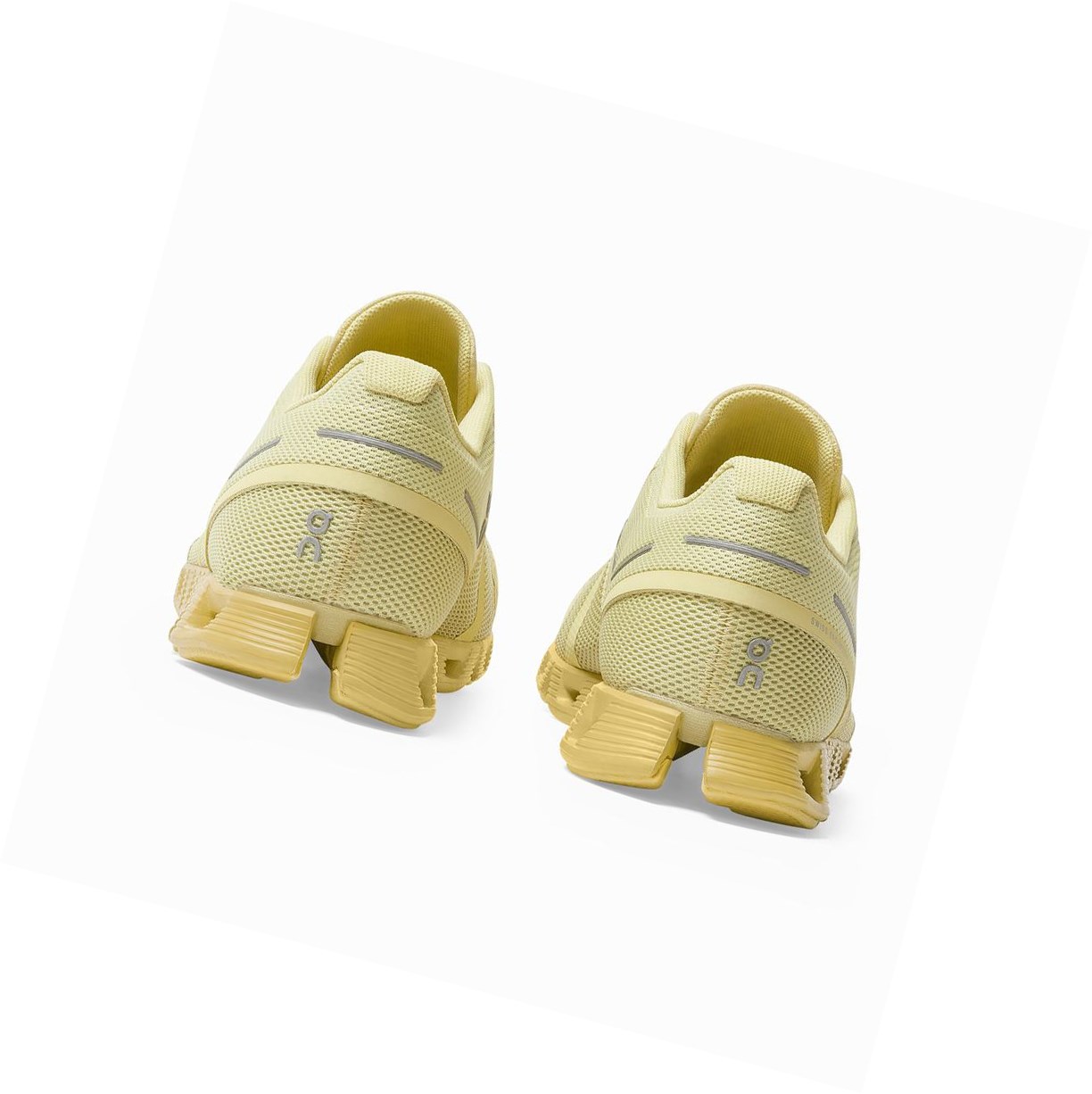 On Cloud Monochrome Straßenlaufschuhe Damen Gold | 0152-XJBQN