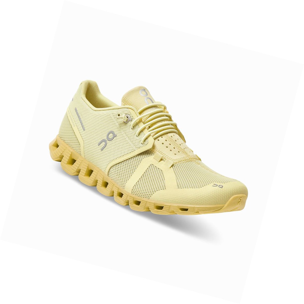 On Cloud Monochrome Straßenlaufschuhe Damen Gold | 0152-XJBQN