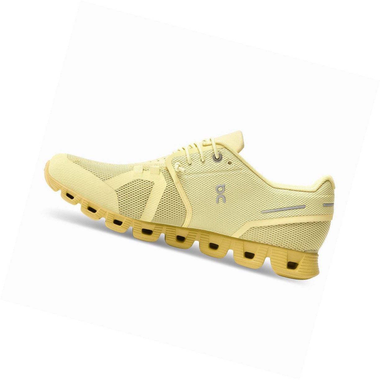 On Cloud Monochrome Straßenlaufschuhe Damen Gold | 0152-XJBQN