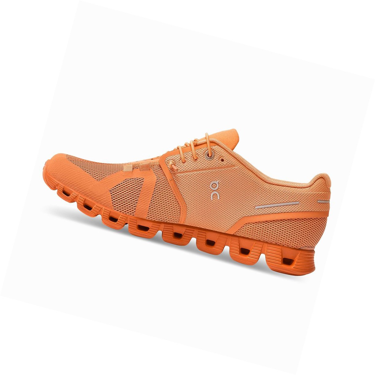 On Cloud Monochrome Straßenlaufschuhe Damen Orange | 7843-TVNZI