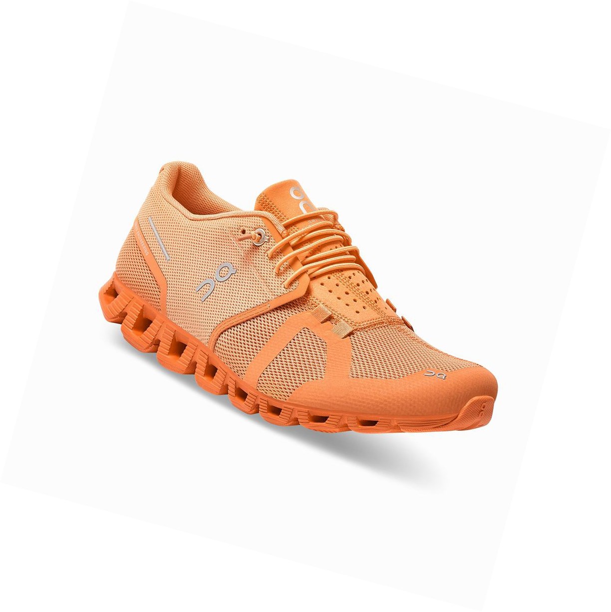 On Cloud Monochrome Straßenlaufschuhe Damen Orange | 7843-TVNZI