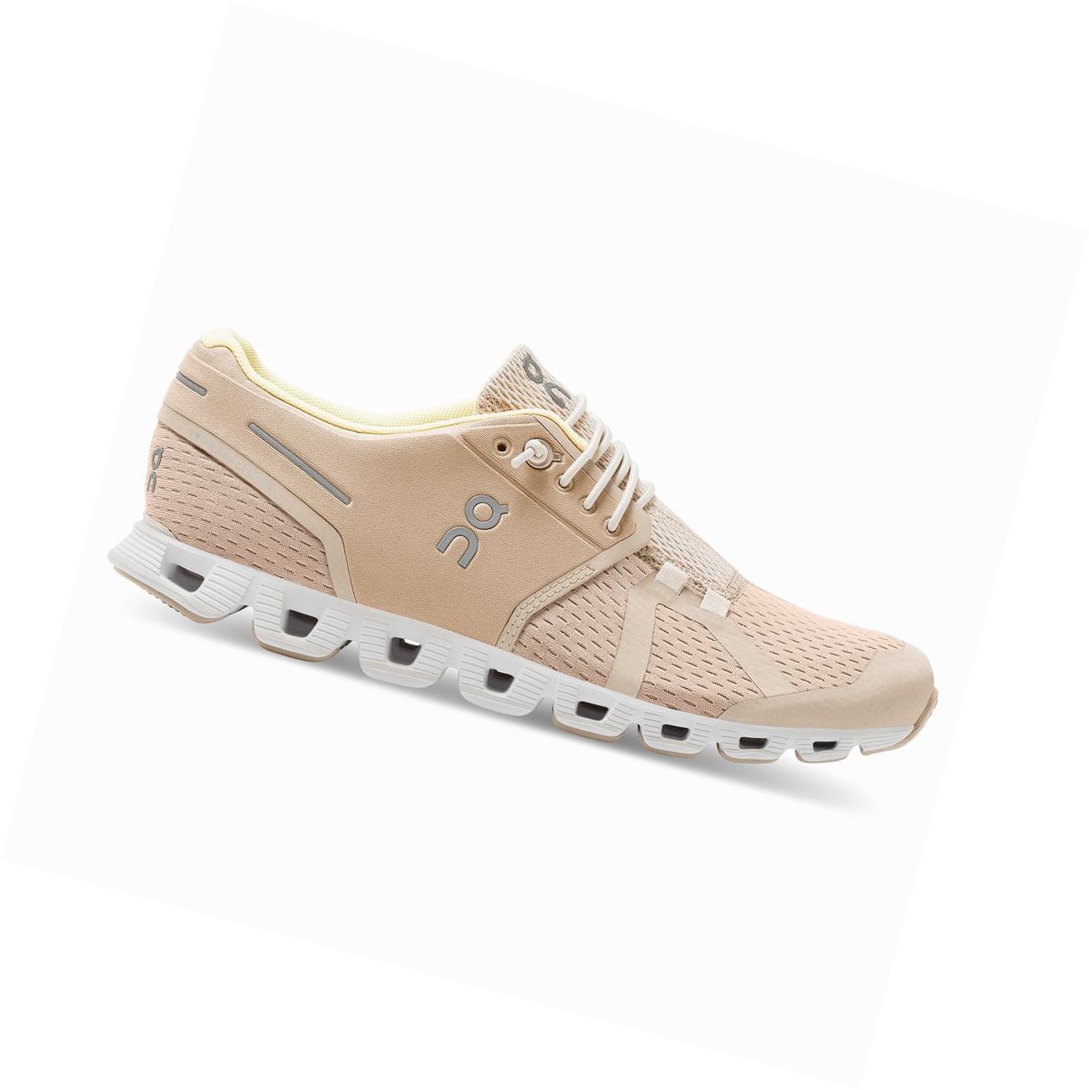 On Cloud Straßenlaufschuhe Damen Braun Rosa | 3085-OZAIS