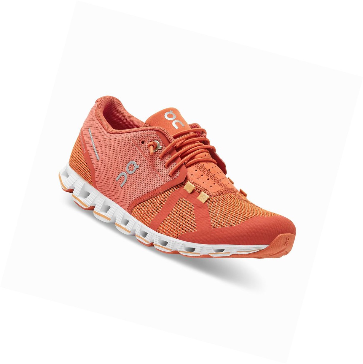 On Cloud Straßenlaufschuhe Damen Rot | 3487-EKXSB