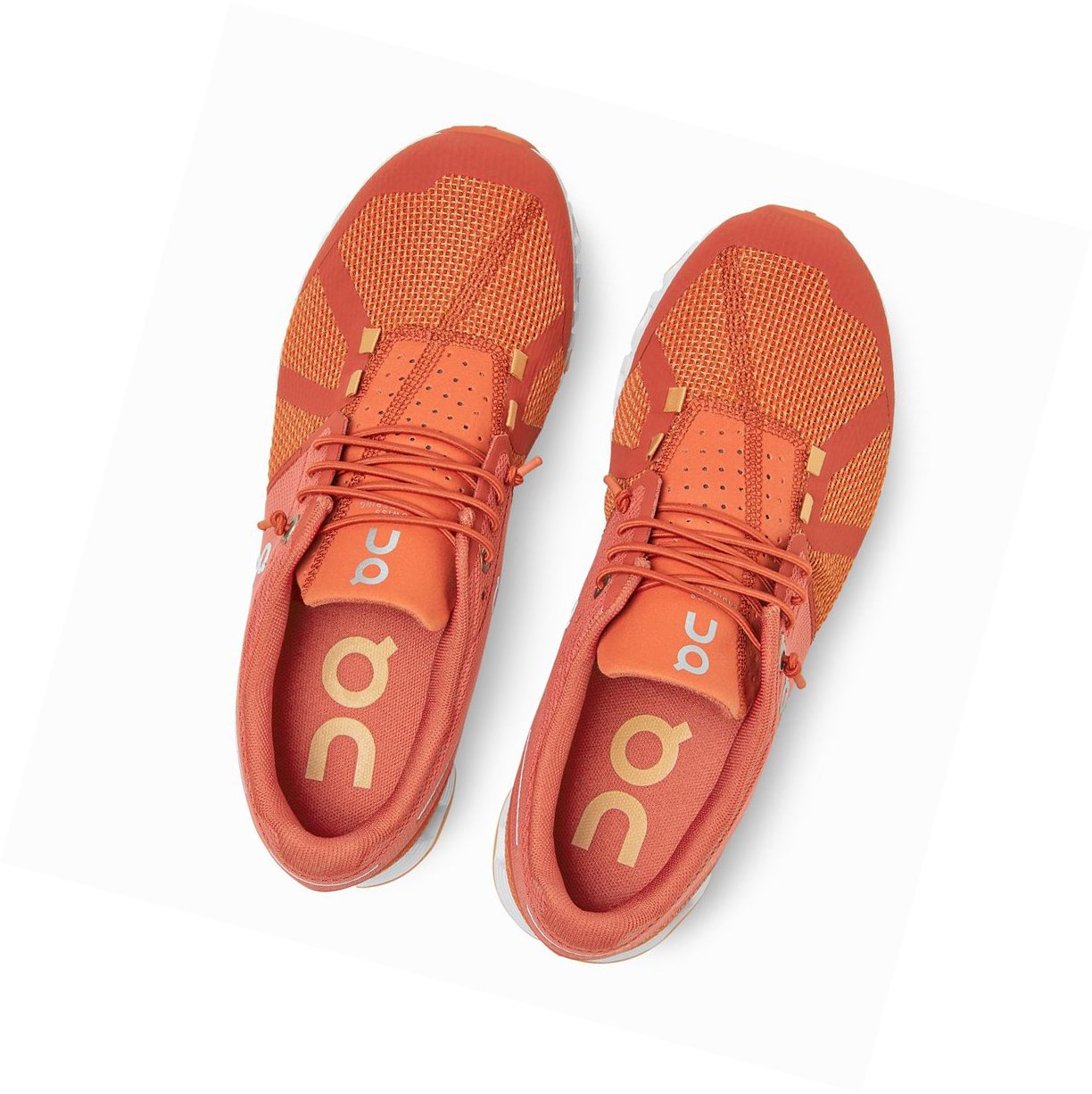 On Cloud Straßenlaufschuhe Damen Rot | 3487-EKXSB