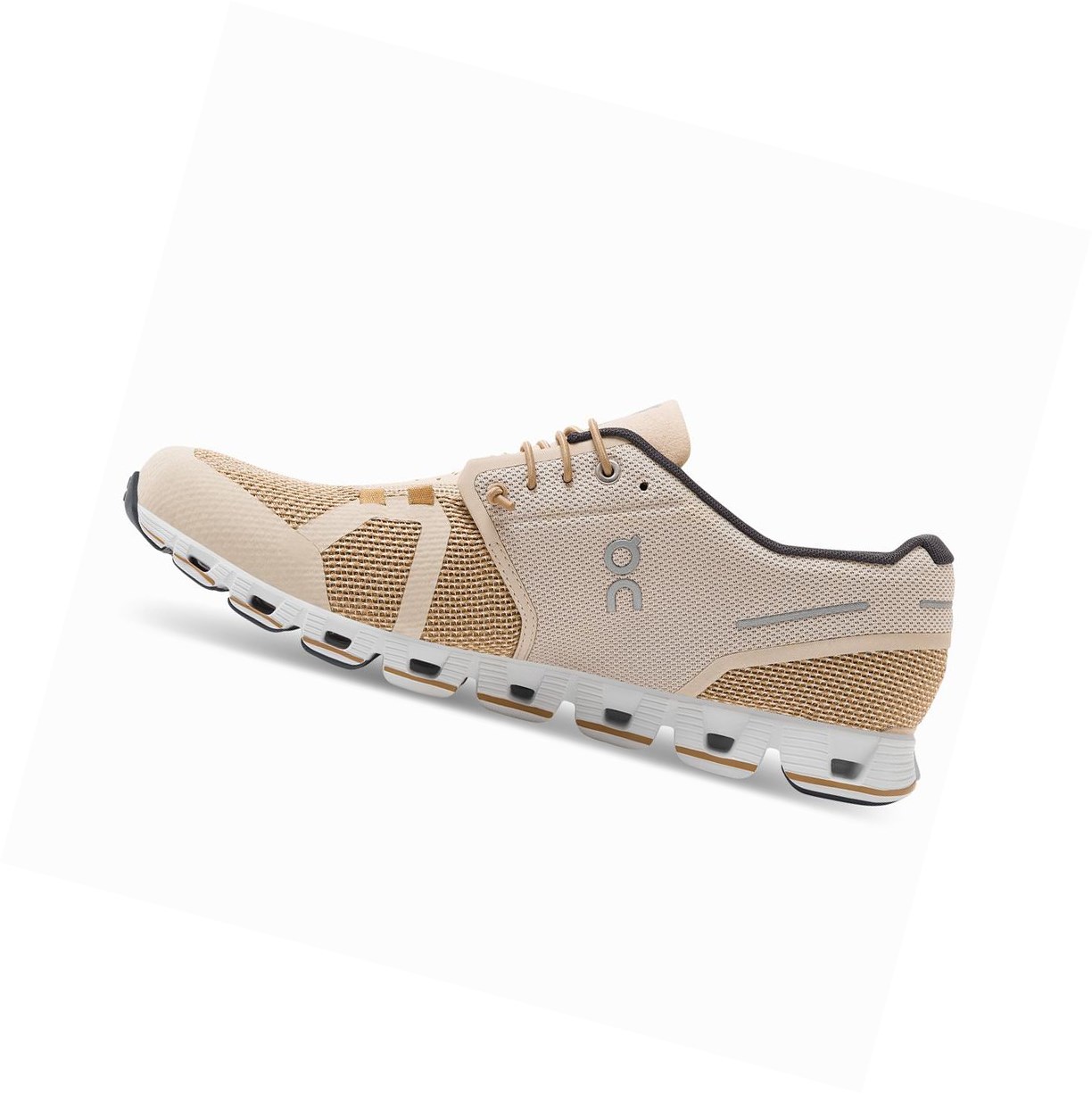 On Cloud Straßenlaufschuhe Herren Gold Beige | 5160-UJVFY