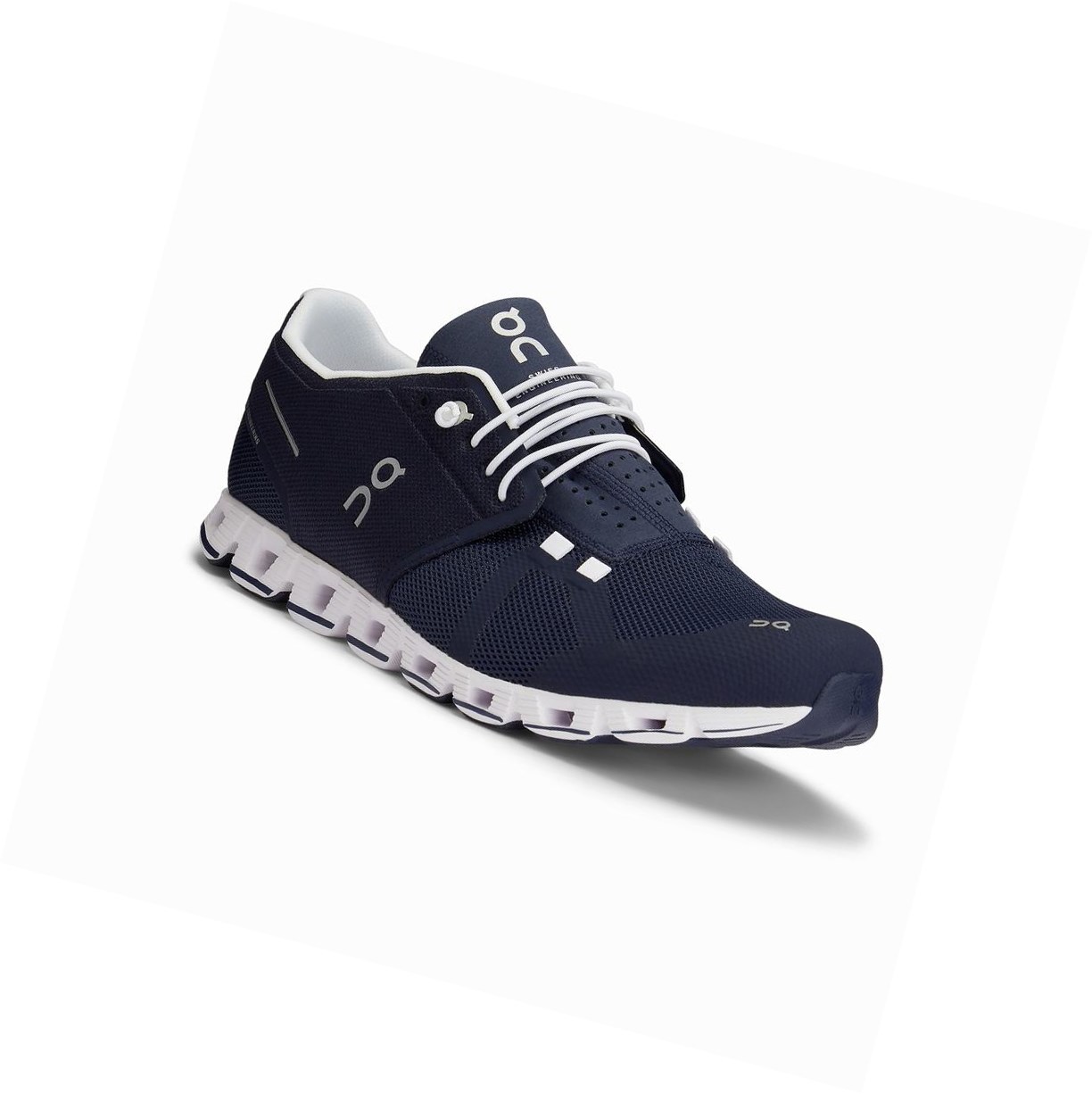 On Cloud Straßenlaufschuhe Herren Navy Weiß | 2347-DCIEW