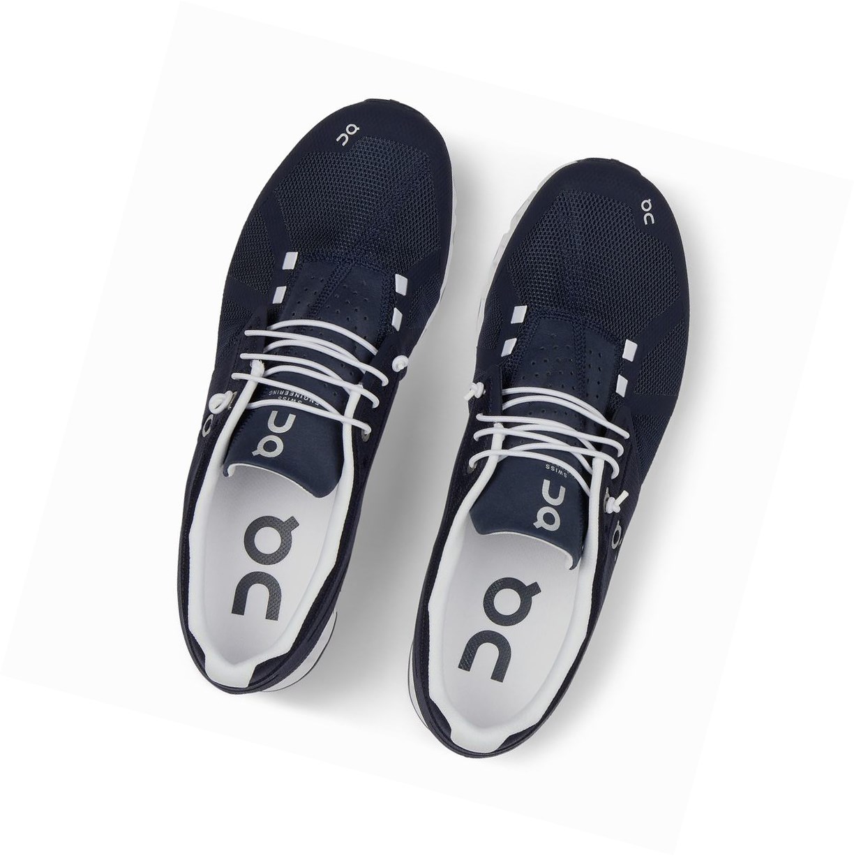 On Cloud Straßenlaufschuhe Herren Navy Weiß | 2347-DCIEW