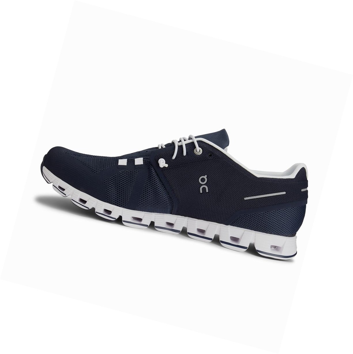 On Cloud Straßenlaufschuhe Herren Navy Weiß | 2347-DCIEW