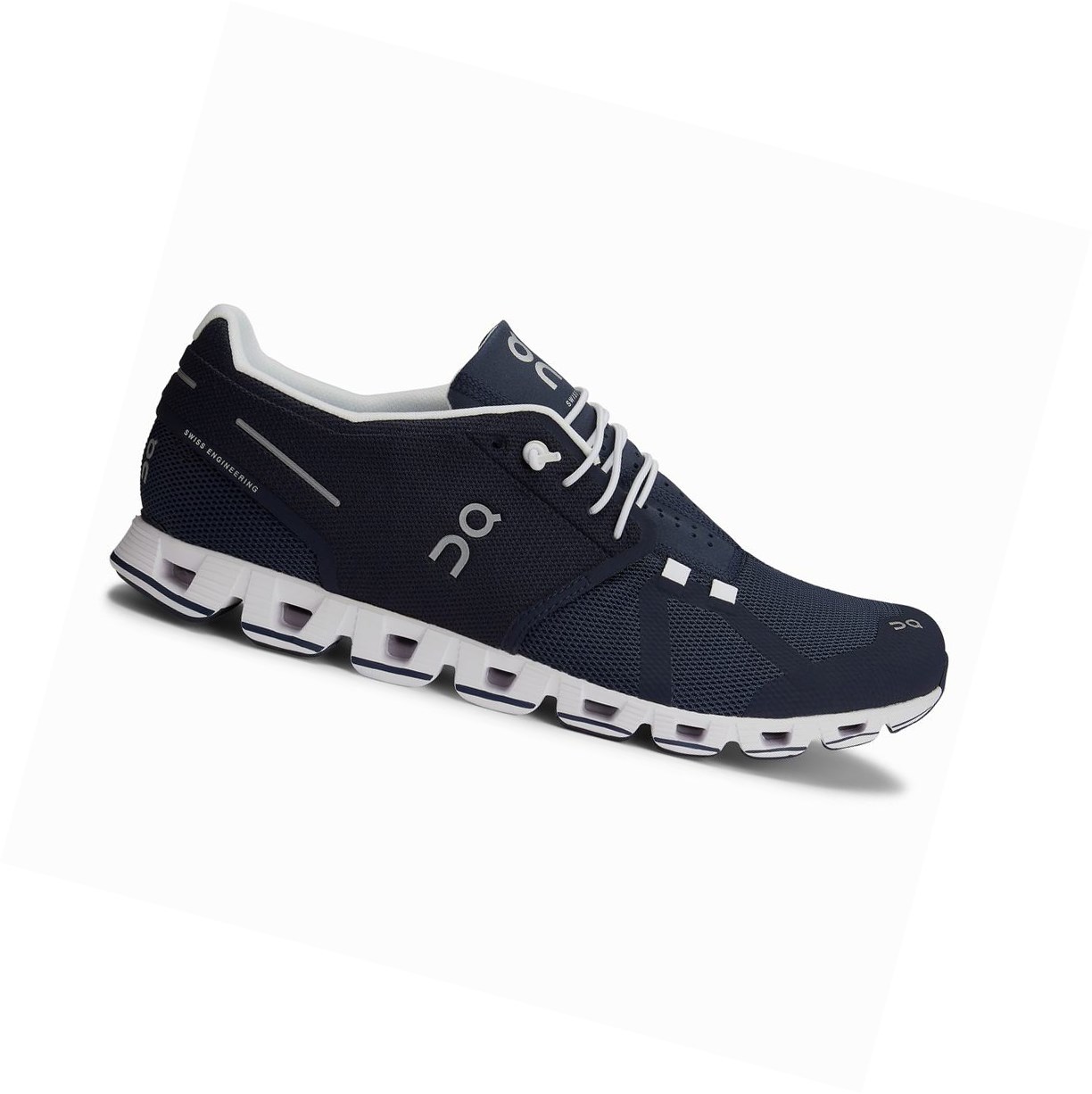 On Cloud Straßenlaufschuhe Herren Navy Weiß | 2347-DCIEW