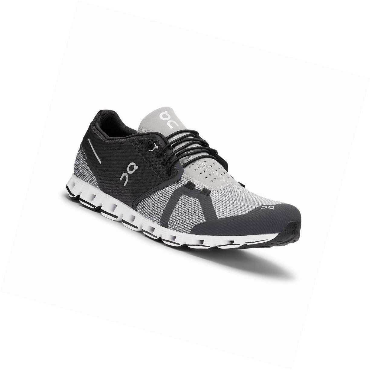 On Cloud Straßenlaufschuhe Herren Schwarz | 8362-MGPEK