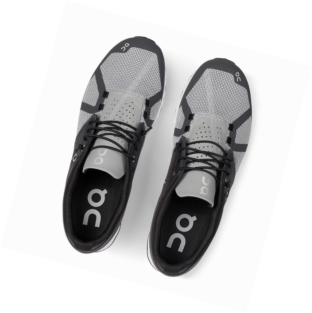 On Cloud Straßenlaufschuhe Herren Schwarz | 8362-MGPEK