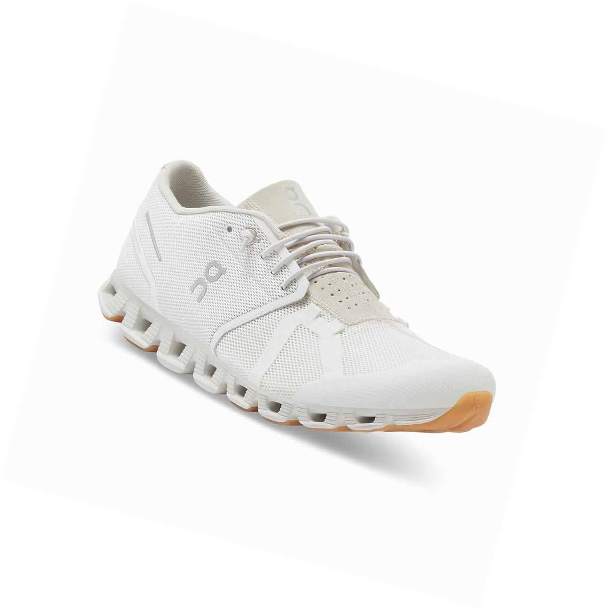 On Cloud Straßenlaufschuhe Herren Weiß | 6437-BWYQJ