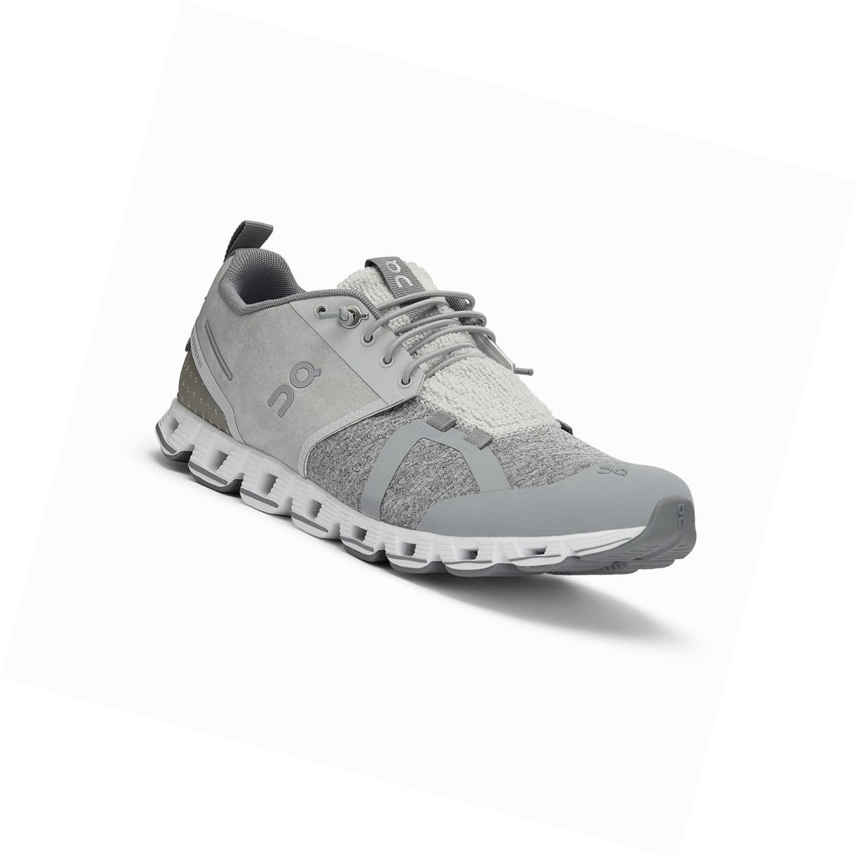 On Cloud Terry Straßenlaufschuhe Damen Silber | 2419-WLQGM