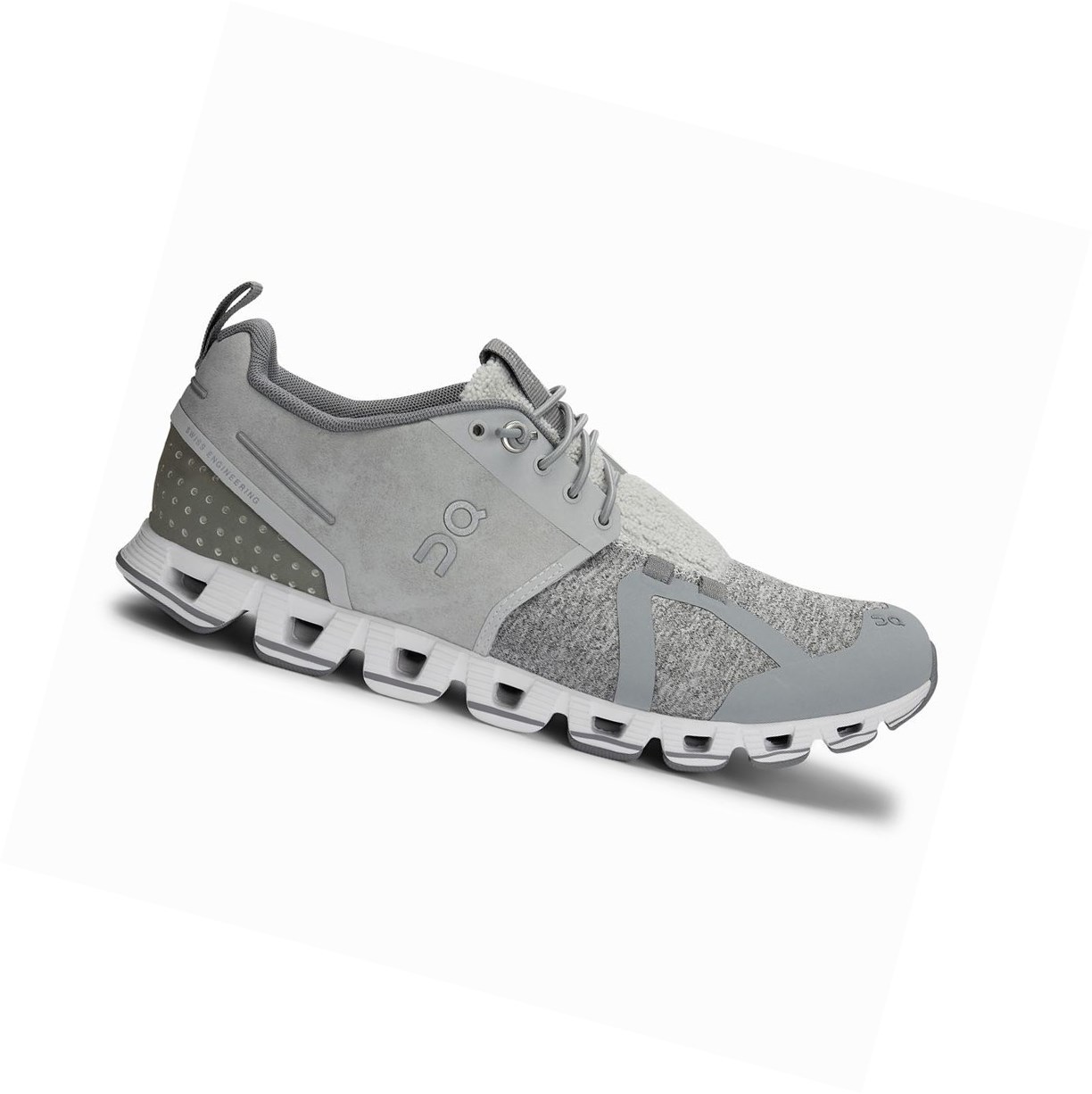 On Cloud Terry Straßenlaufschuhe Damen Silber | 2419-WLQGM