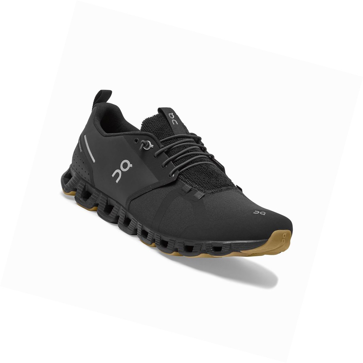 On Cloud Terry Straßenlaufschuhe Herren Schwarz | 1485-EFUZY