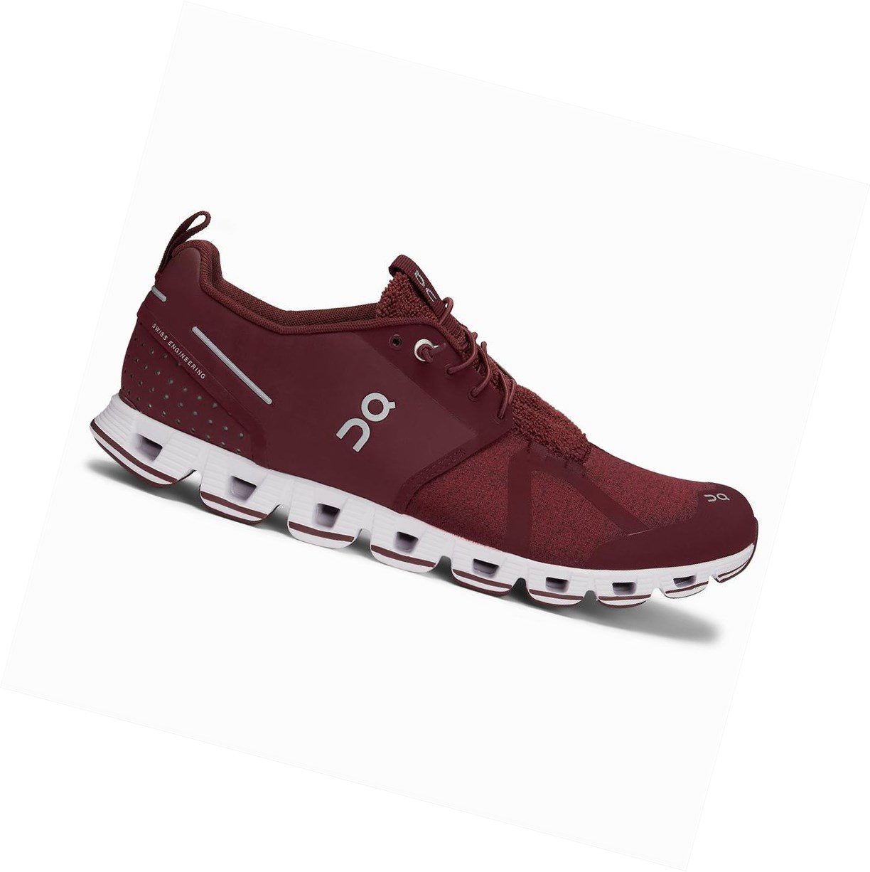 On Cloud Terry Straßenlaufschuhe Herren Bordeaux | 7125-SGJHB