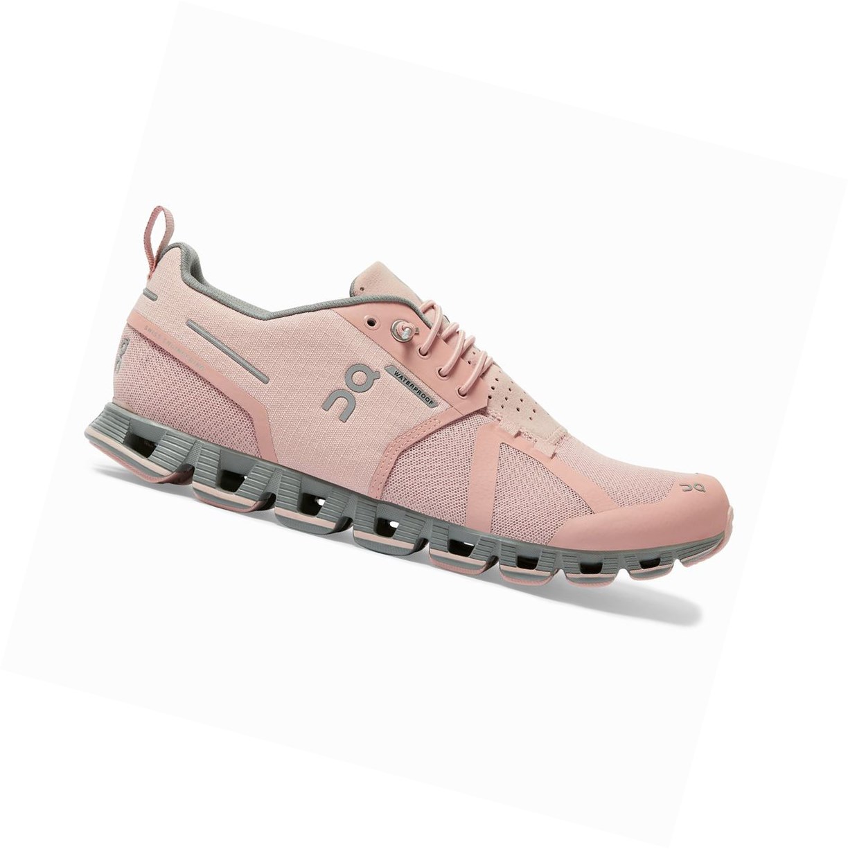 On Cloud Wasserdichte Straßenlaufschuhe Damen Rosa | 3642-MJCYP