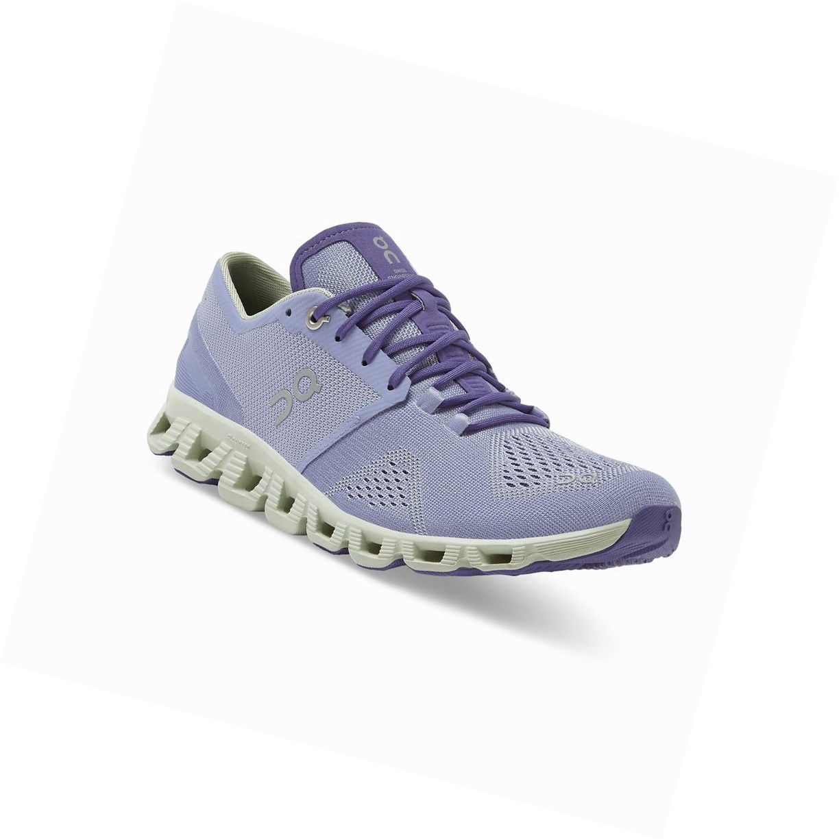 On Cloud X Sportschuhe Damen Lavendel | 9312-LPGZI