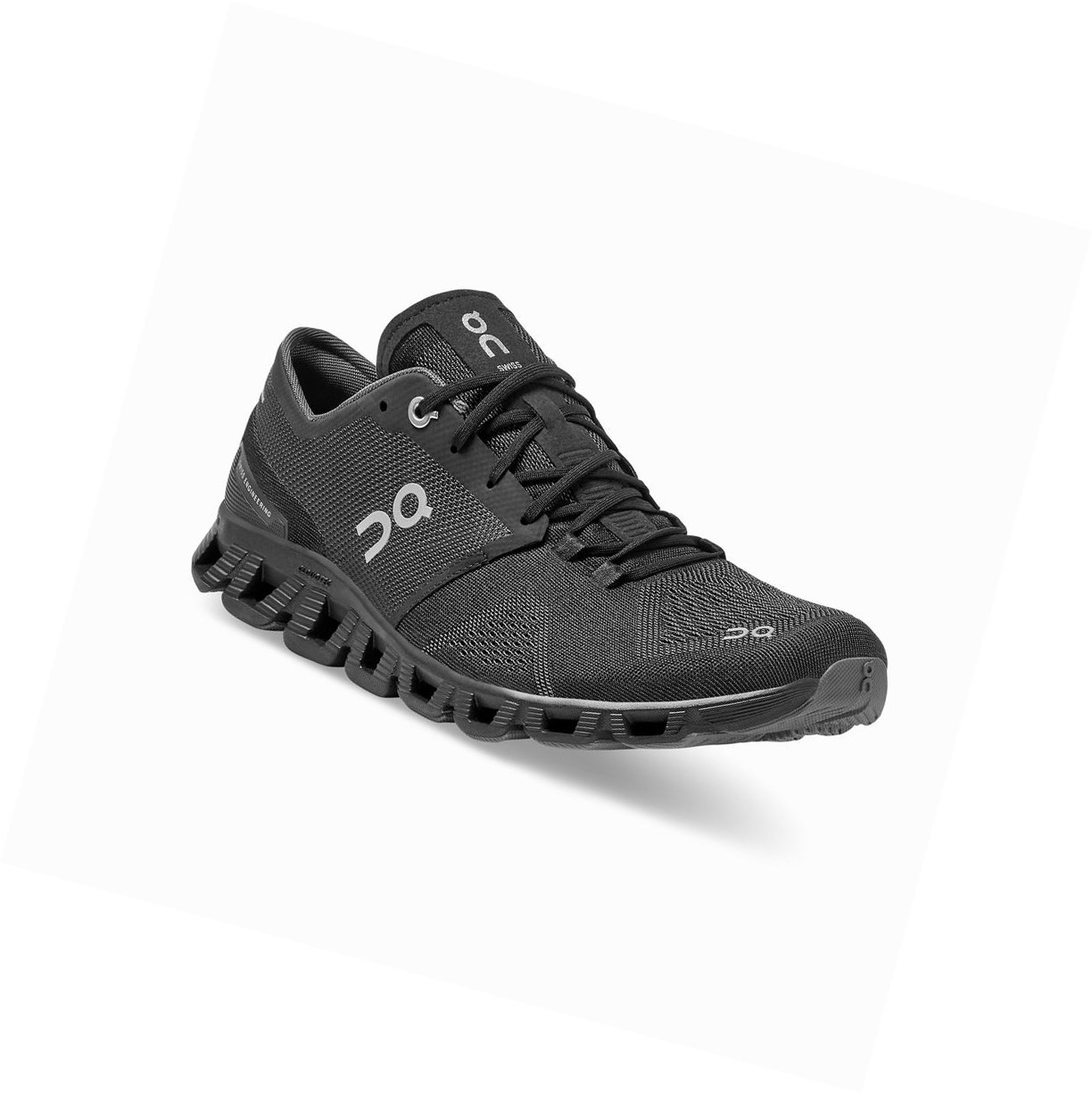 On Cloud X Sportschuhe Herren Schwarz | 4609-GLTVE