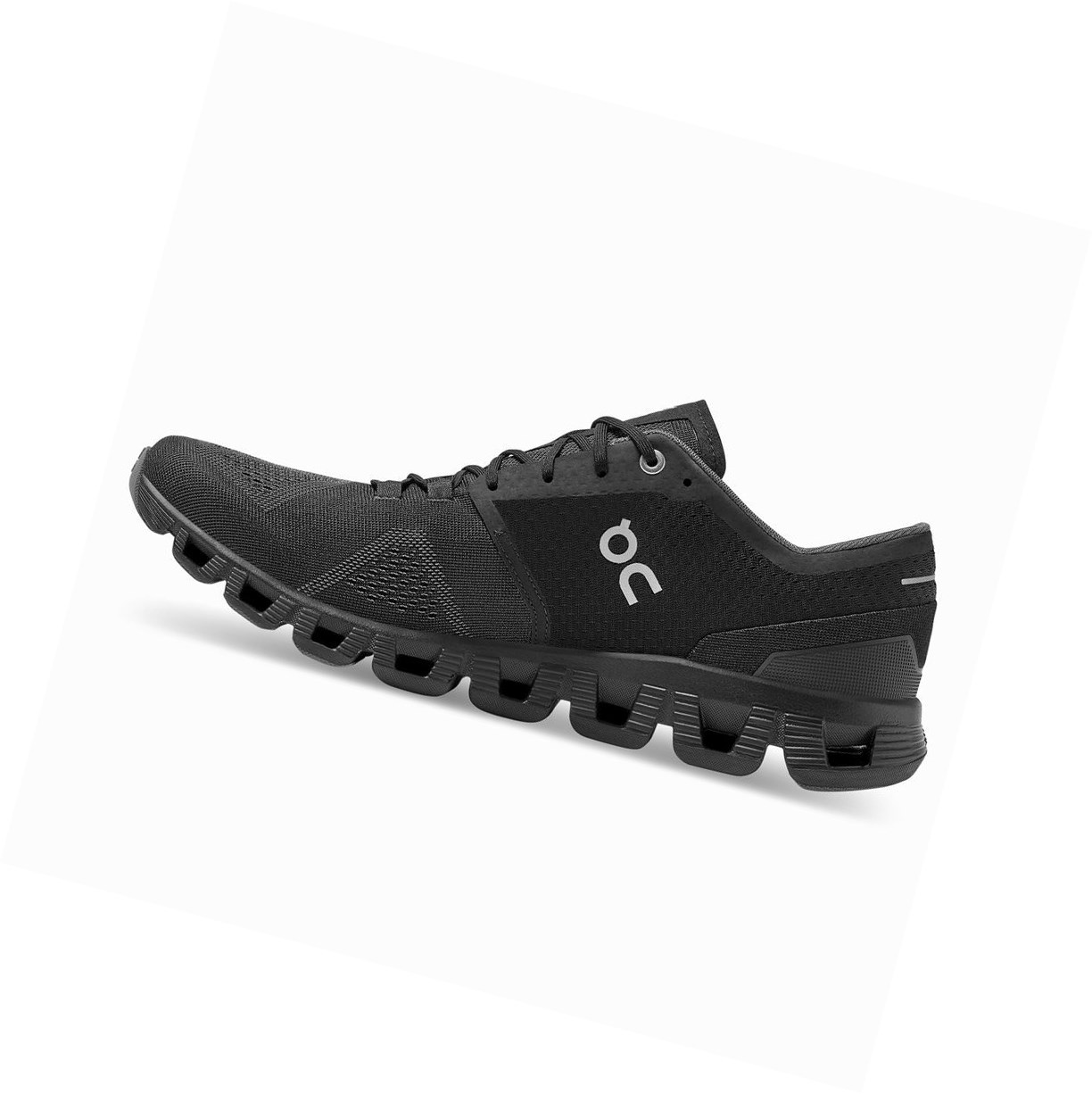 On Cloud X Sportschuhe Herren Schwarz | 4609-GLTVE