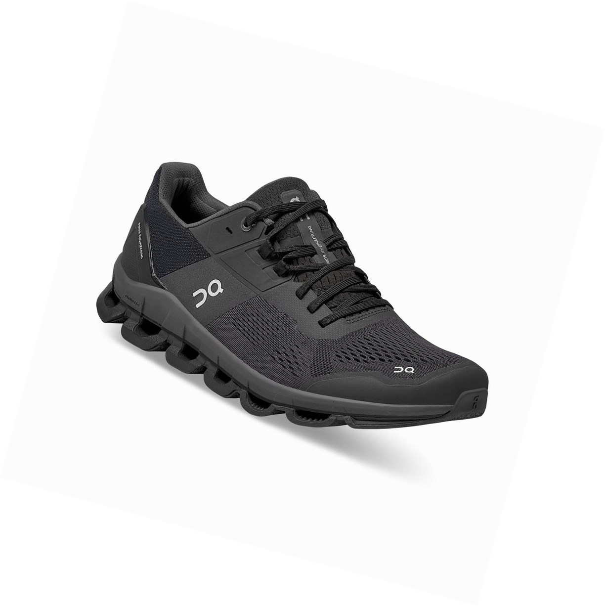 On Cloudace Straßenlaufschuhe Herren Schwarz | 5971-WVCBX