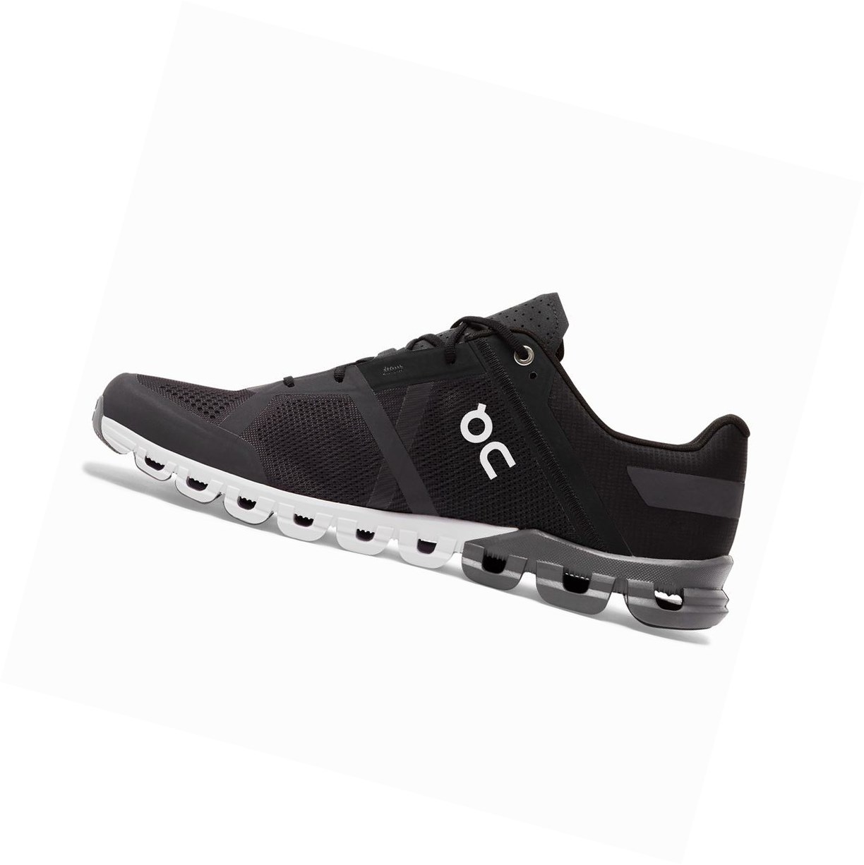 On Cloudflow Straßenlaufschuhe Herren Schwarz | 7102-PKRGU