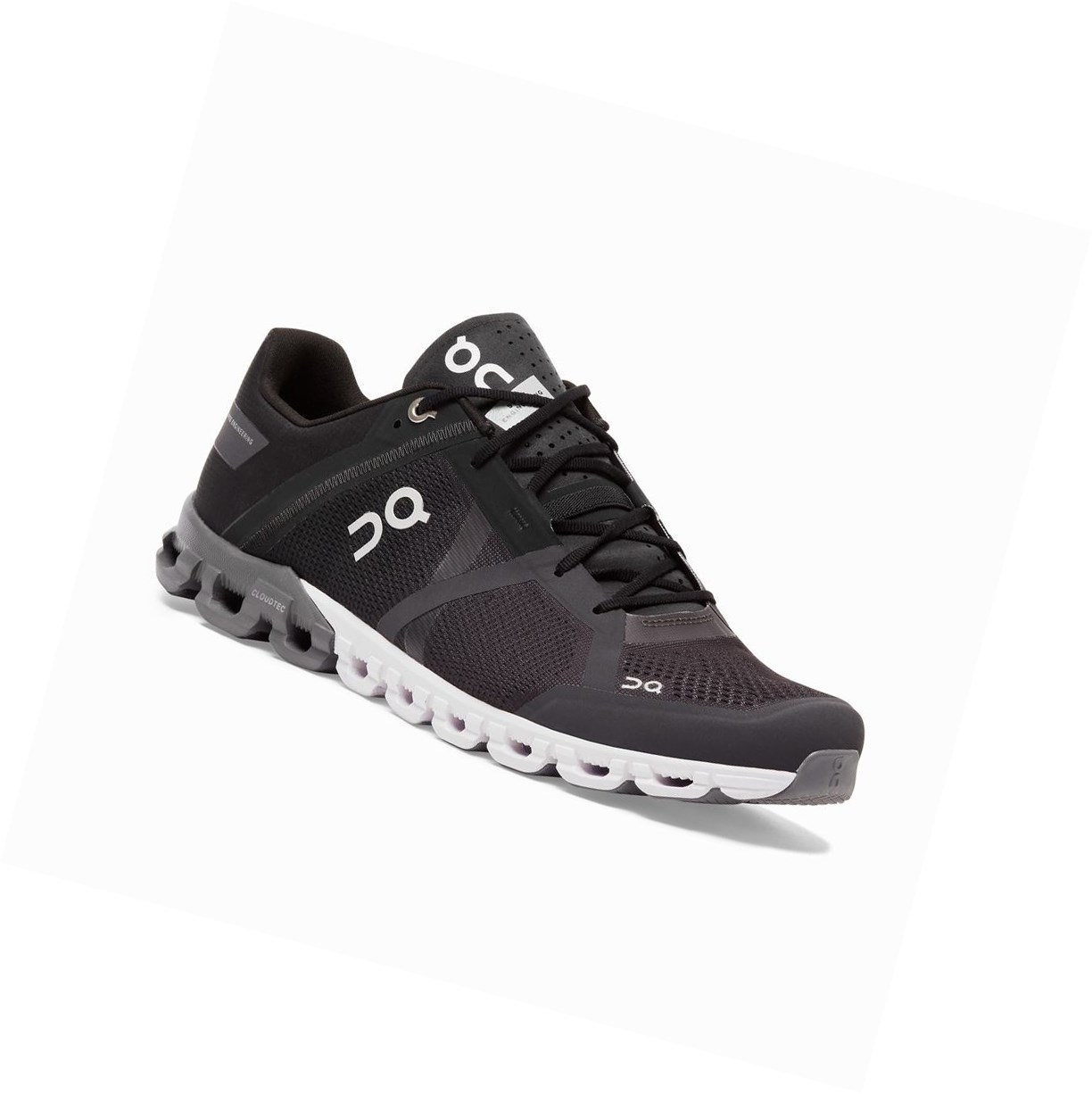 On Cloudflow Straßenlaufschuhe Herren Schwarz | 7102-PKRGU