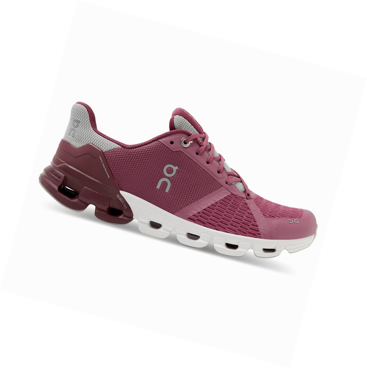 On Cloudflyer Straßenlaufschuhe Damen Bordeaux | 2175-JFREX