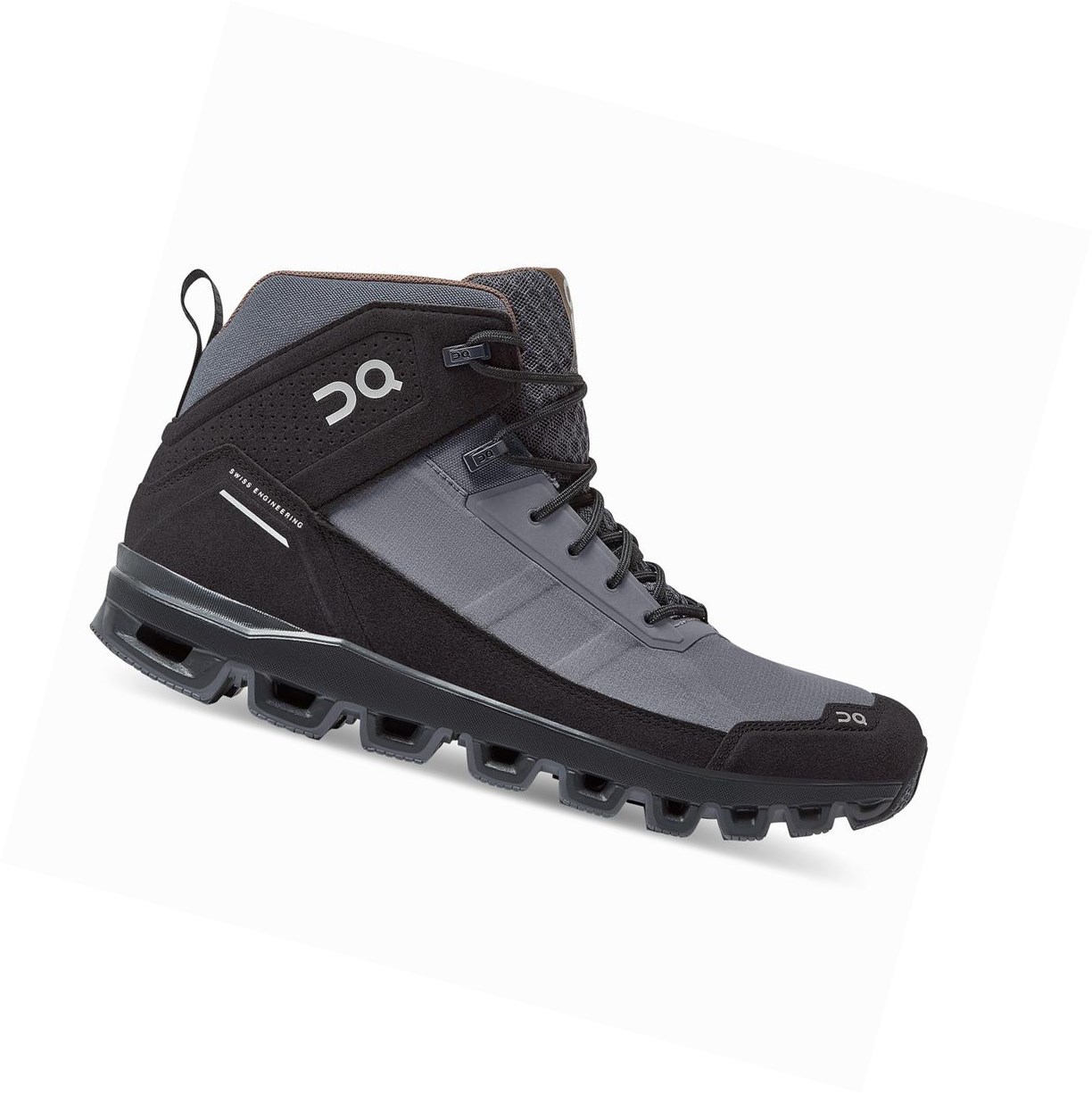 On Cloudridge Wanderschuhe Herren Schwarz Grau | 7098-KWDYF