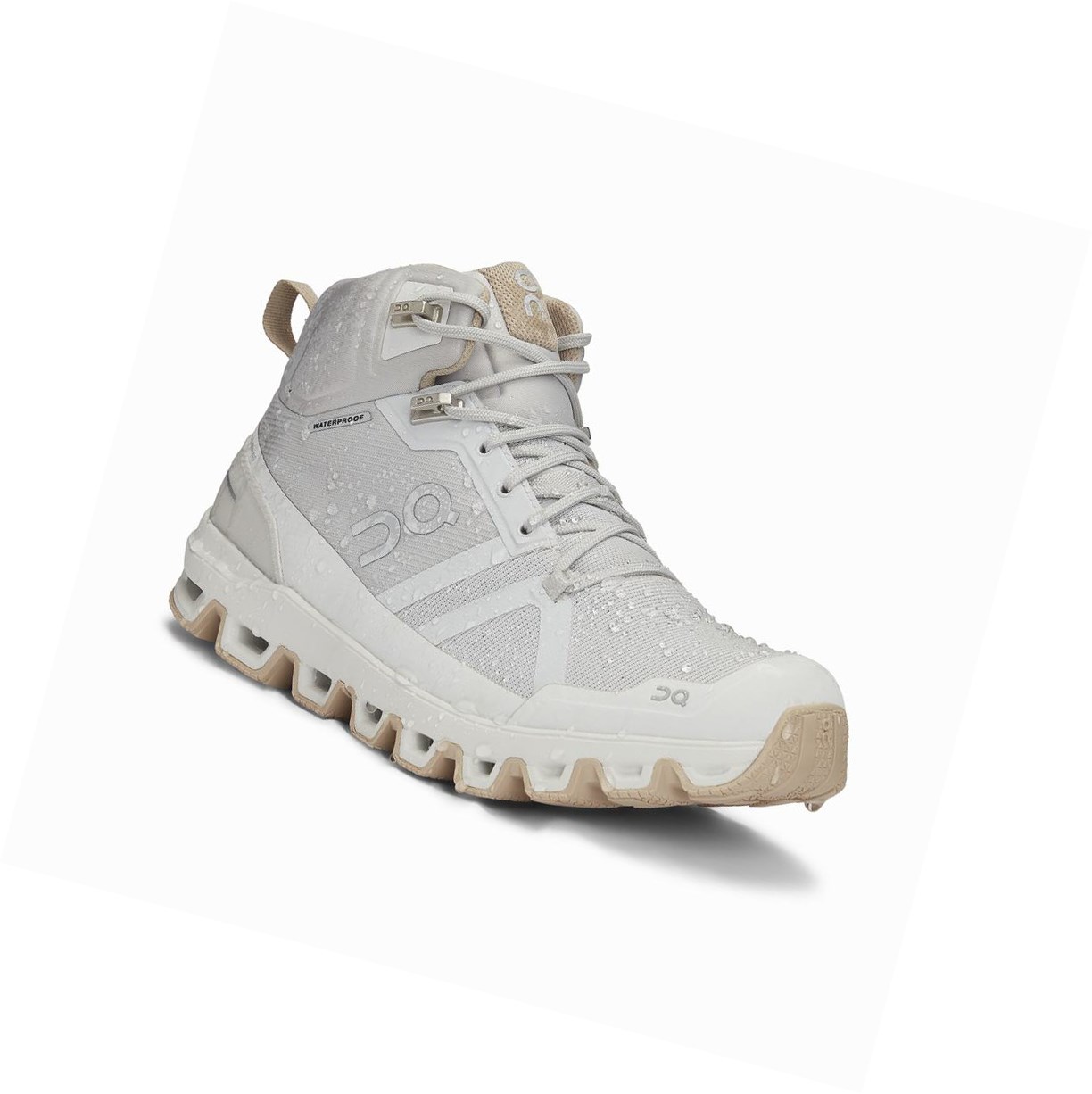 On Cloudrock Wasserdichte Wanderschuhe Damen Beige | 2875-OYICX