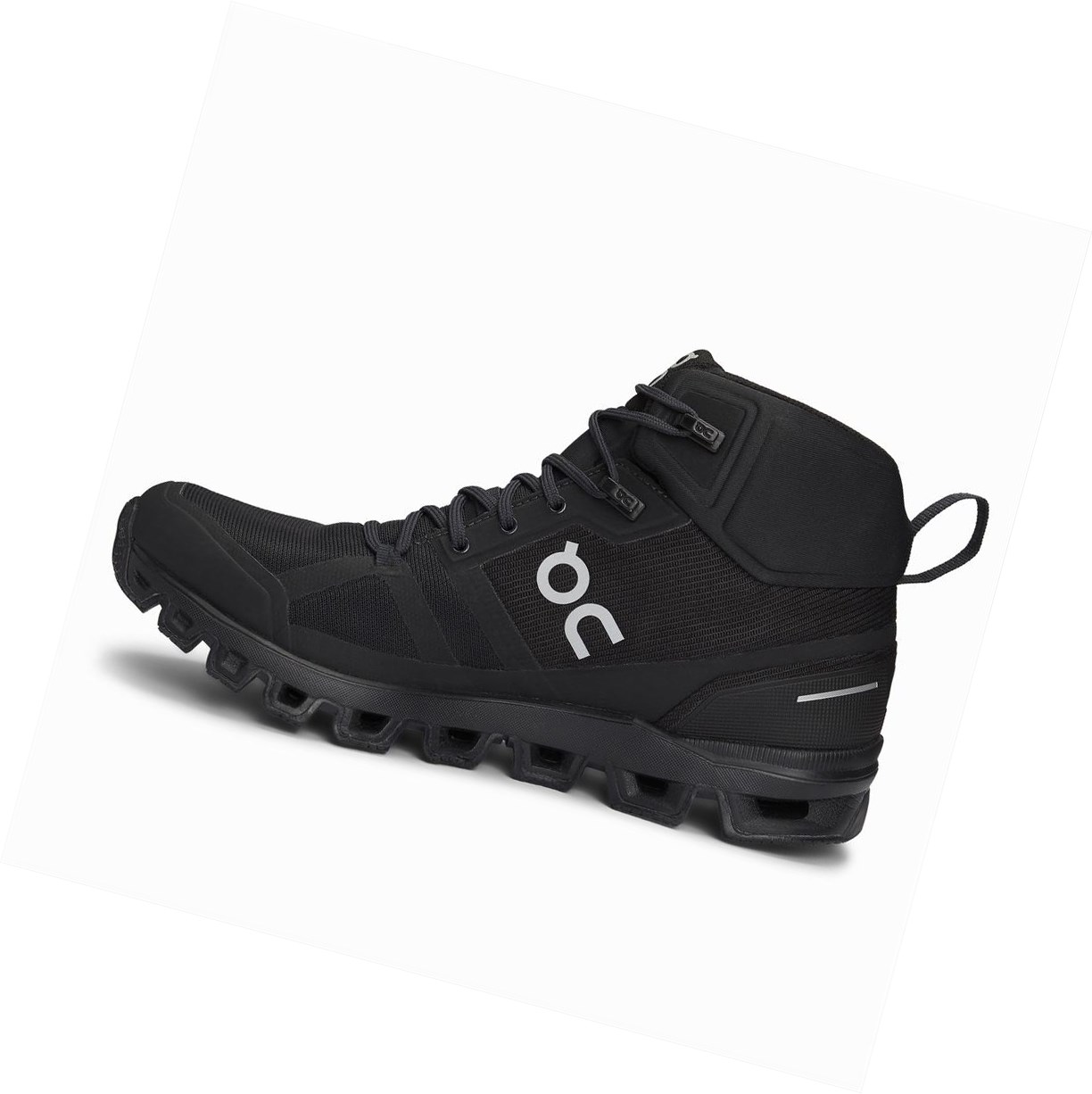 On Cloudrock Wasserdichte Wanderschuhe Damen Schwarz | 6452-UYLOX