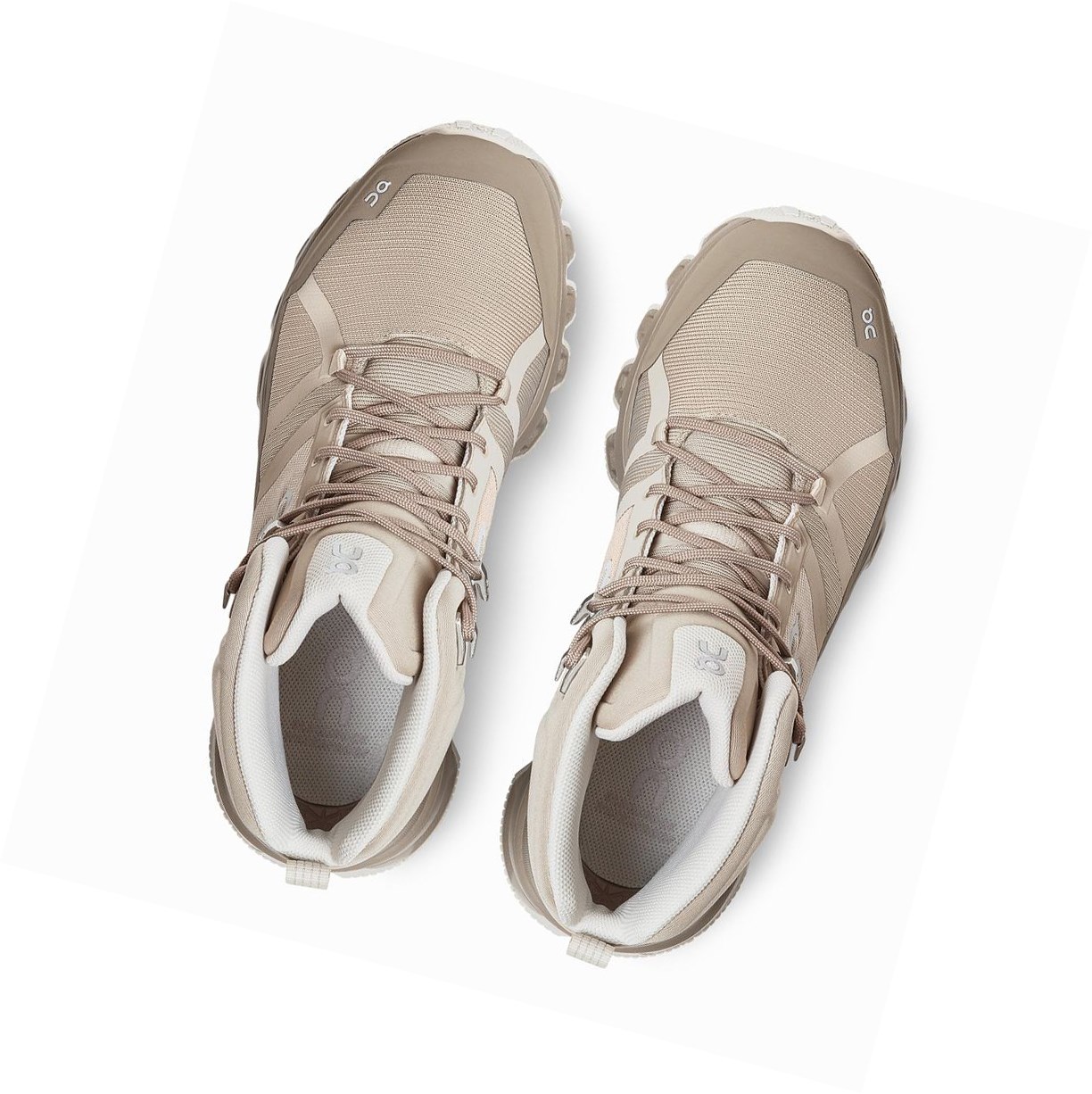 On Cloudrock Wasserdichte Wanderschuhe Damen Khaki | 9107-EKUQF