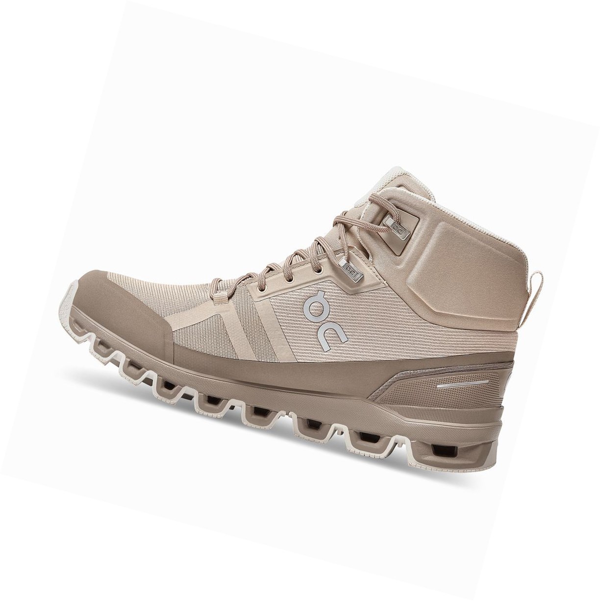 On Cloudrock Wasserdichte Wanderschuhe Damen Khaki | 9107-EKUQF