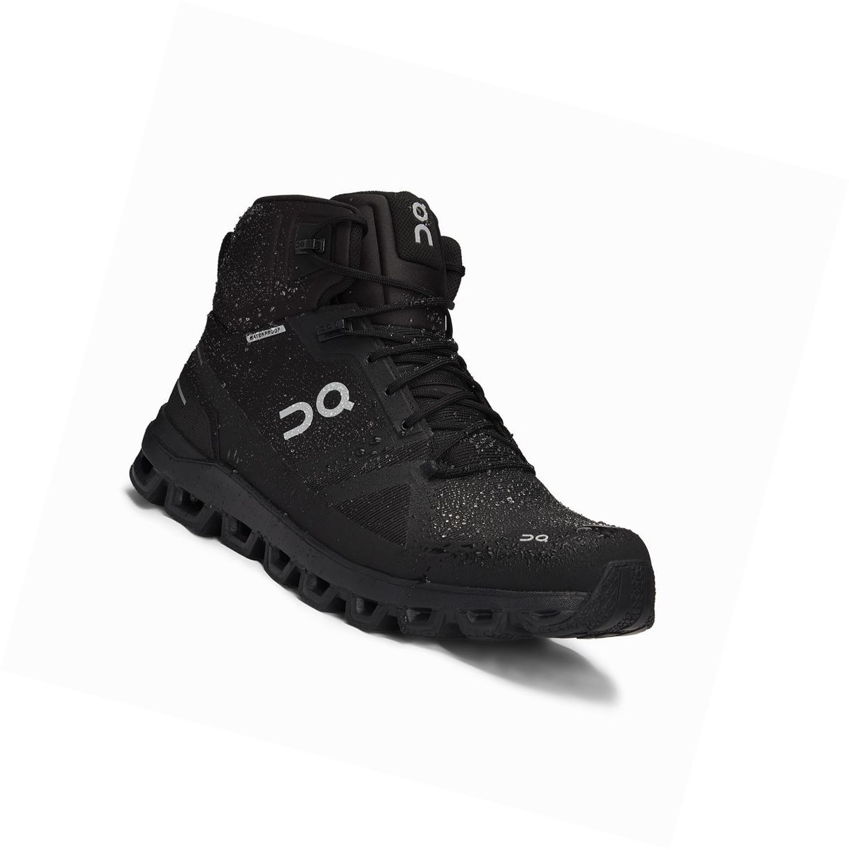 On Cloudrock Wasserdichte Wanderschuhe Herren Schwarz | 0391-CTSXN