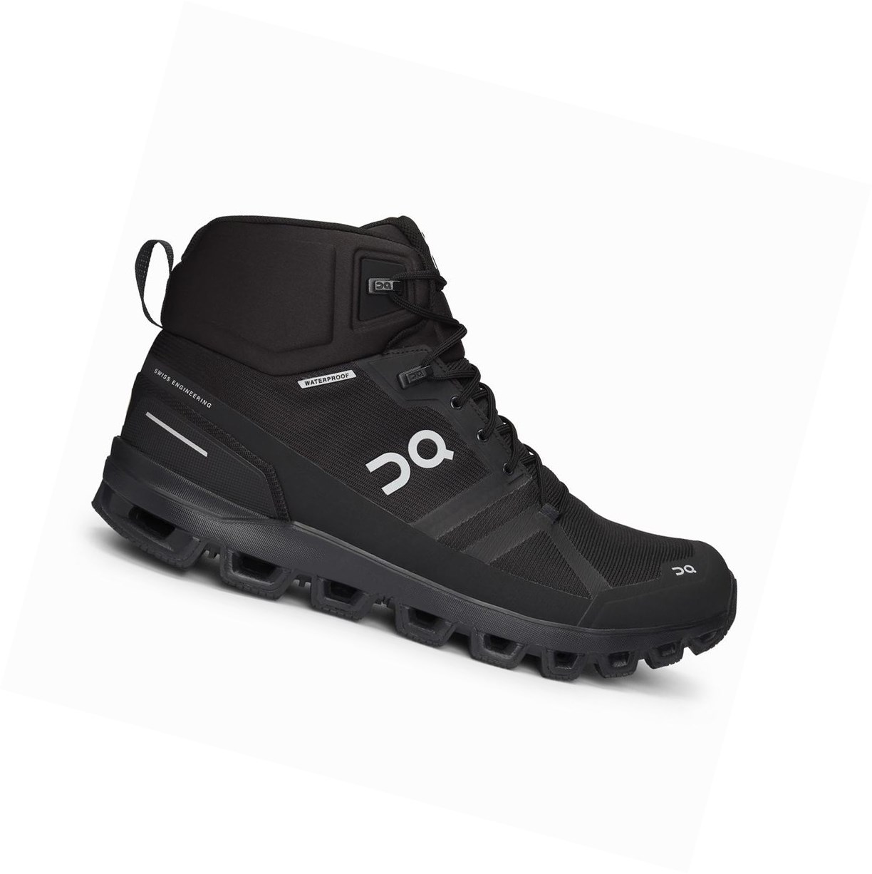 On Cloudrock Wasserdichte Wanderschuhe Herren Schwarz | 0391-CTSXN