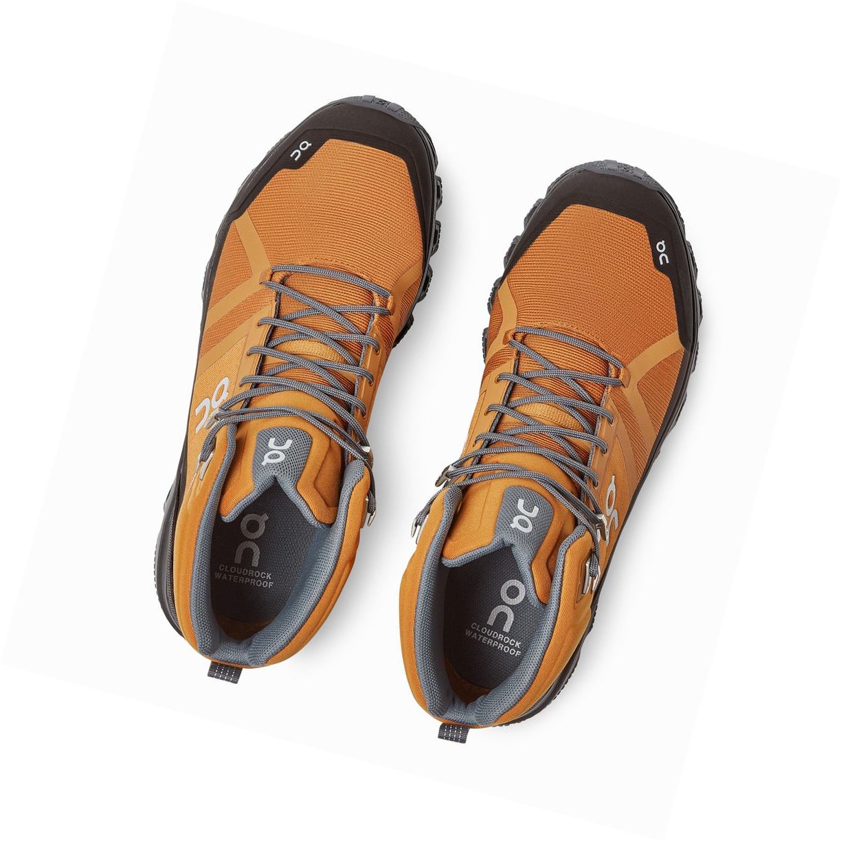 On Cloudrock Wasserdichte Wanderschuhe Herren Braun | 5370-FLKQW