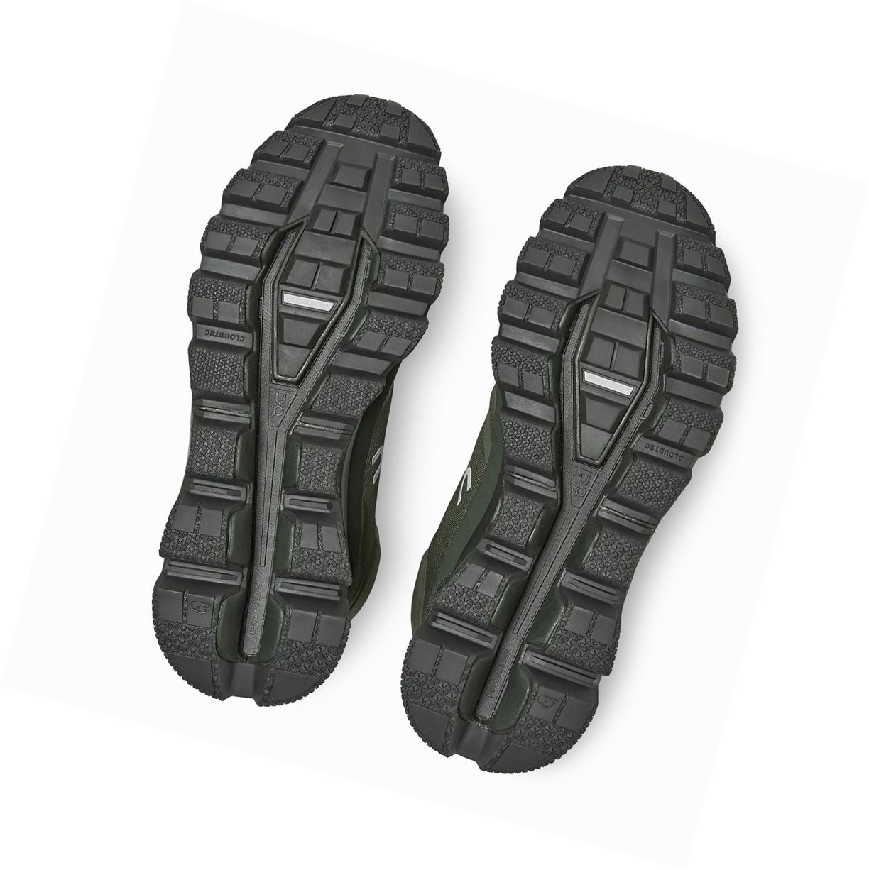 On Cloudrock Wasserdichte Wanderschuhe Herren Olivgrün | 8614-HZOQM